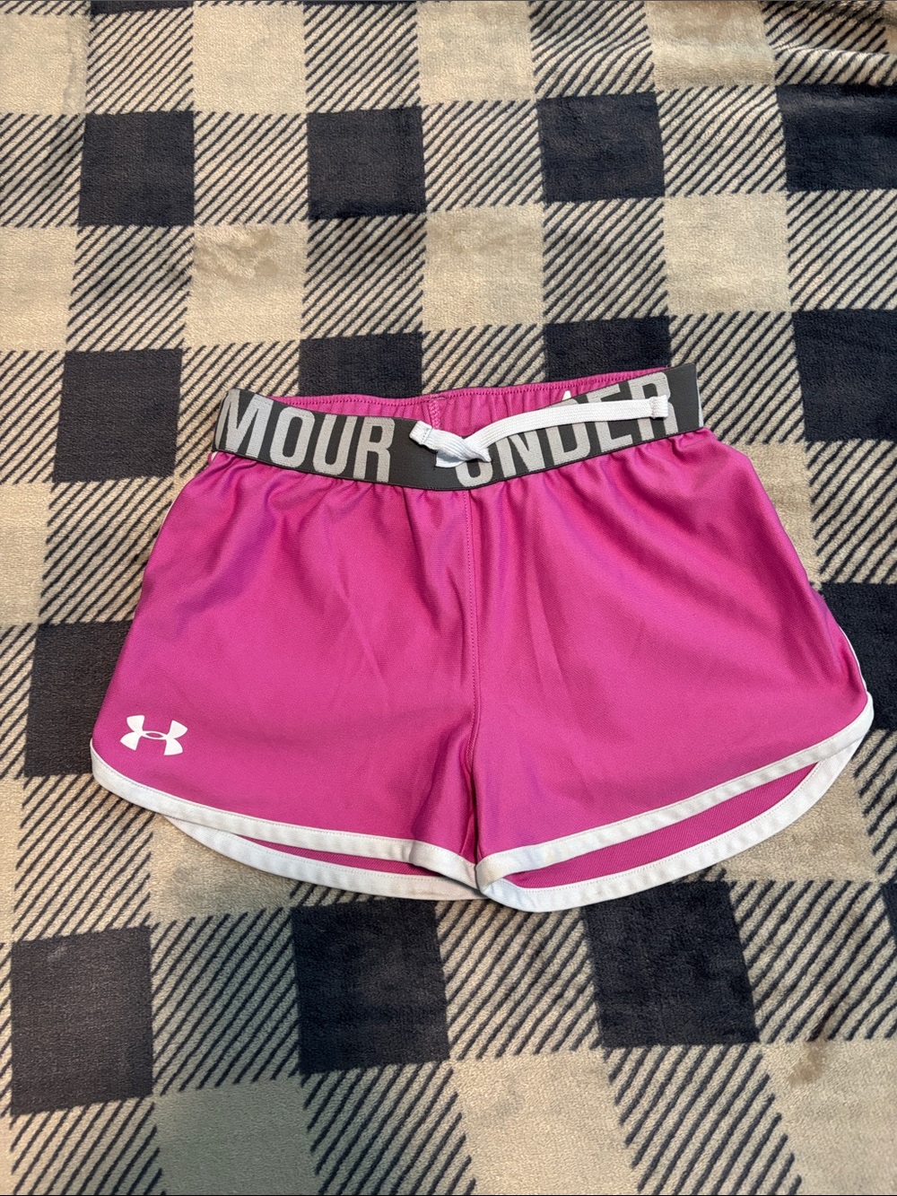 Under Armour Girl’s Fuchsia Athletic Shorts